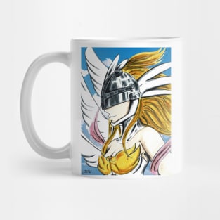 angewomon digimon tenshi angel Mug